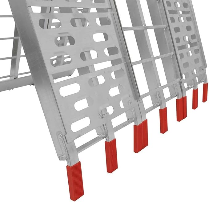 Rampa de carga para motocicletas Titan Ramps aluminio 7.5' 1000 lb miniatura 8