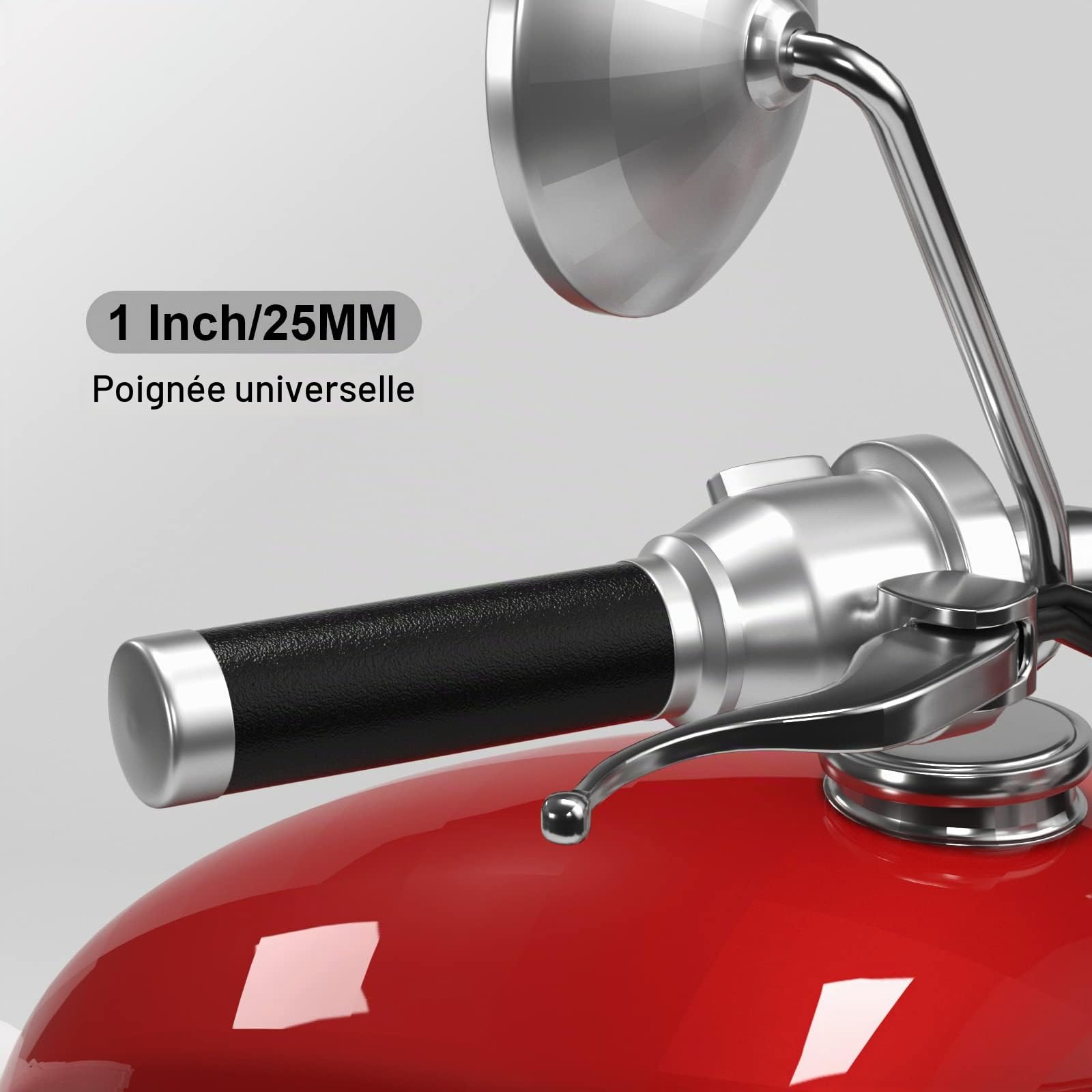 Poignée de Moto 25 mm pour Shadow VT/XVS 400/600/750/1100/1300 Magna