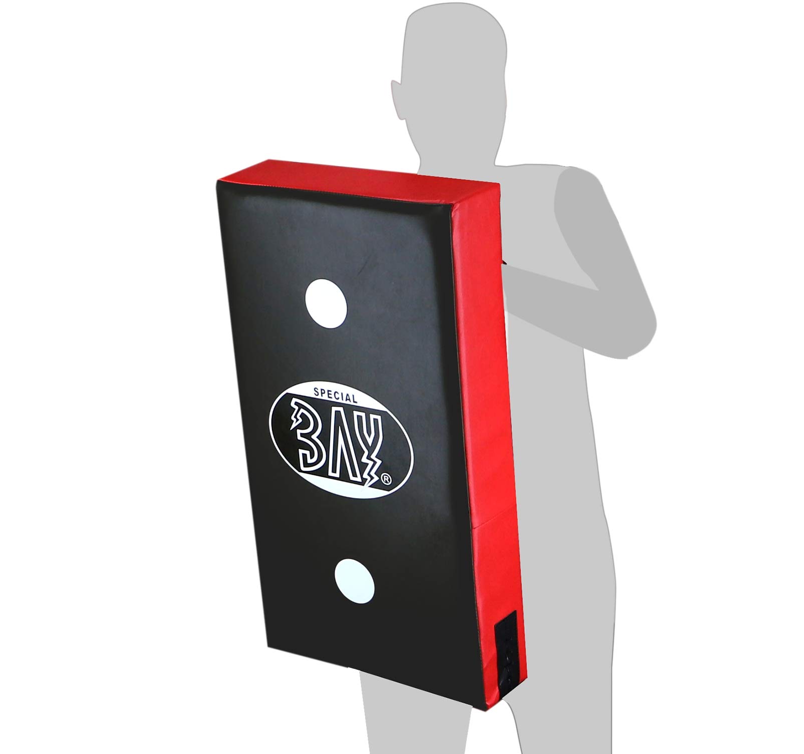 BAY 3-Pointer XXL Schlagpolster, 75 x 42 x 16 cm, Kickboxen und Kampfsport