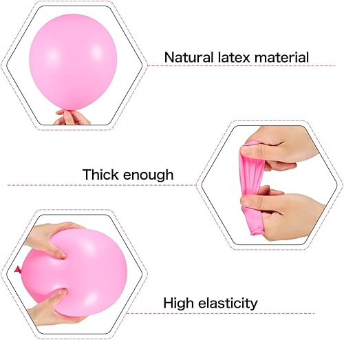 Miniatura 3 de Blue and Pink Balloon Arch Garland Kit-Lime Green Balloon Latex Light Blue Balloon 132Pcs for Birthday,Graduation,Picnic,Baby Shower,Christmas Party