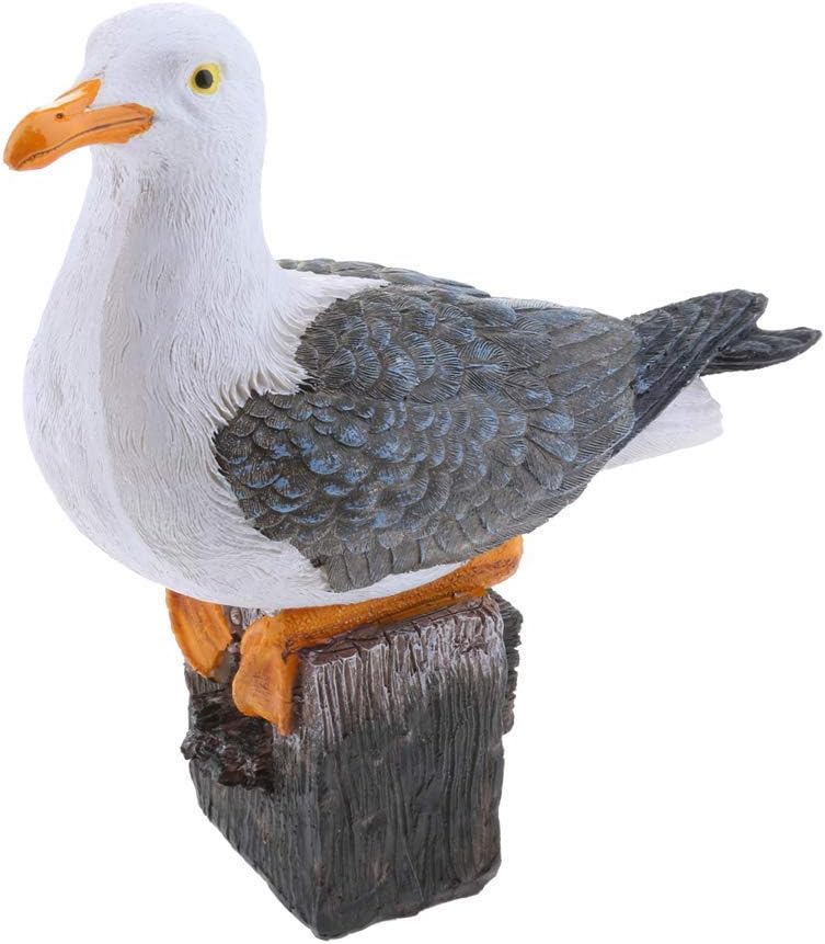 Simulierte Möwen-Figur - Realistische Vogeldeko Aus Schaumstoff