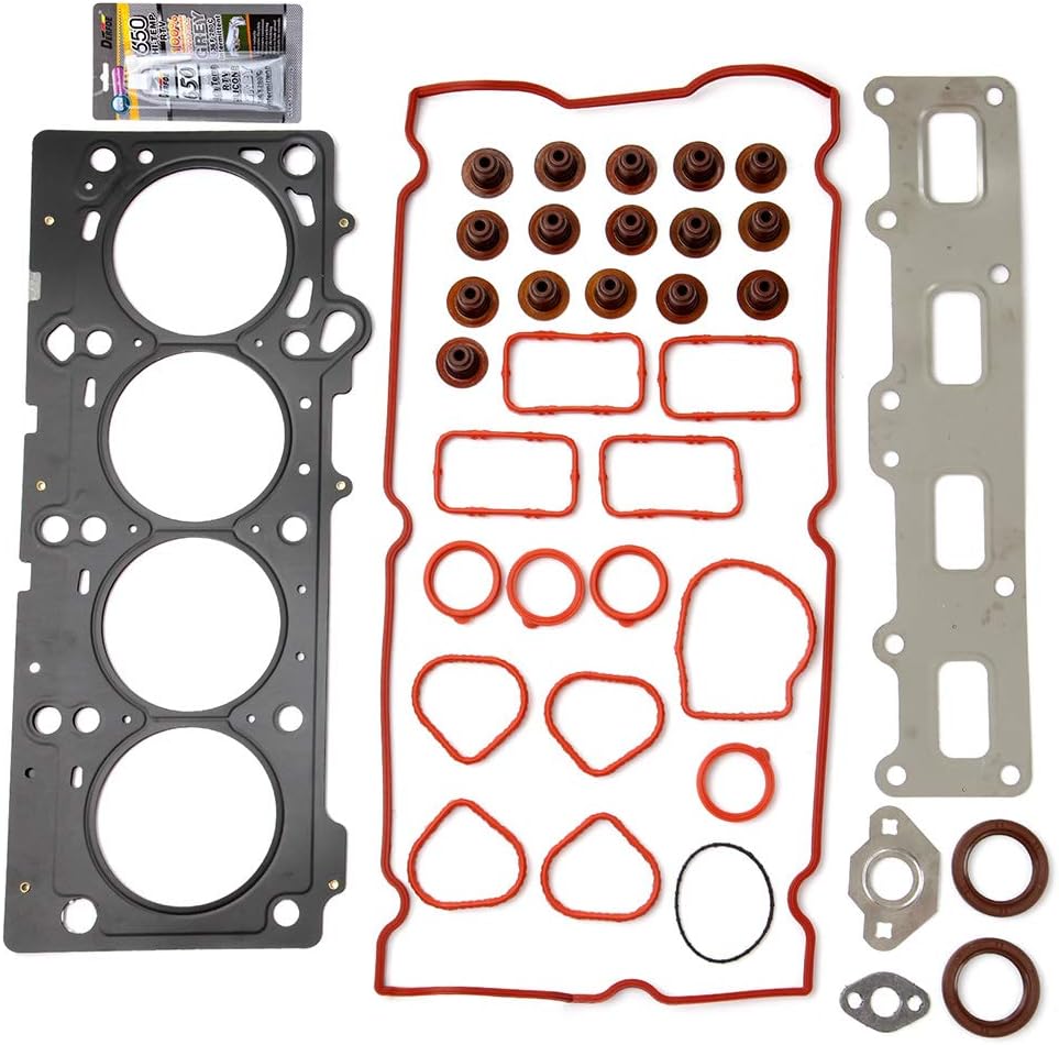 HS26202PT-3,HS26206PT-1 Engine Cylinder Head Gasket Sets Replacement for Chrysler for PT Cruiser Base 2.4L Wagon 2002-2009 for Jeep for Liberty Sport 2.4L Sport Utility 2002-2005