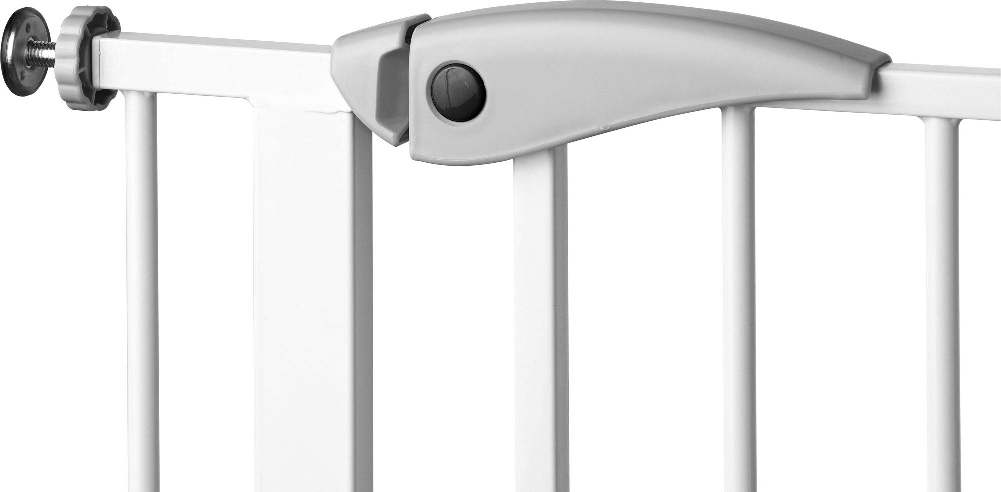 IB-Style® Cancelletto di Sicurezza Disponibile Fino a 275 cm | Cancello per Animali Domestici |!Passaggio Extra Largo ! | Senza Perforazione | Auto-Close|90° Stop| 215-225 cm