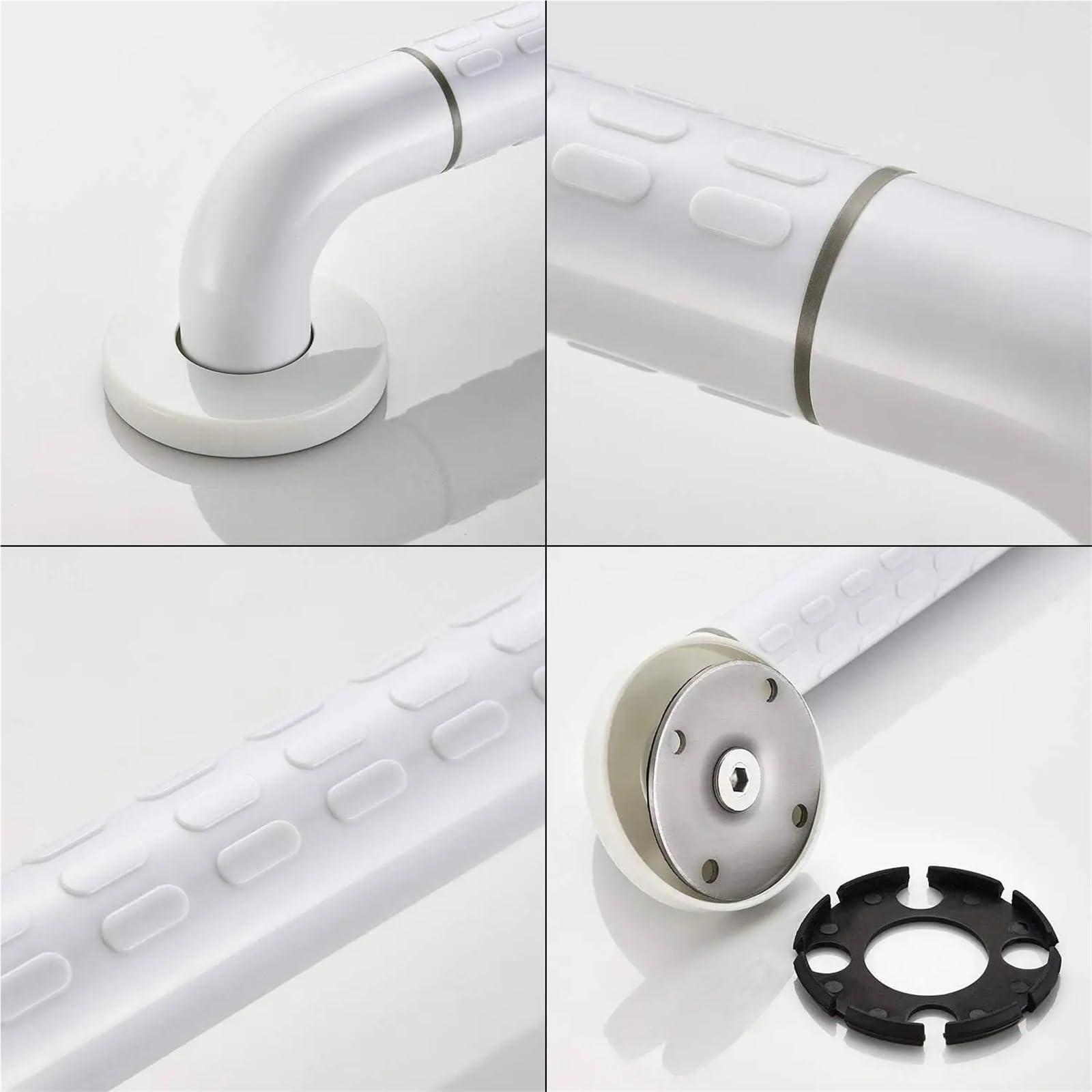Barra di Sostegno Antiscivolo in Acciaio Inossidabile, 35 cm, corrimano di Sicurezza per Bagno e WC per Anziani e Bambini(2 Pieces)