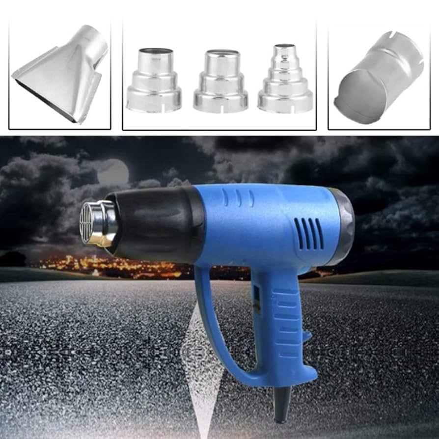 7Pcs 35mm Stainless Steel Heat Gun Nozzles Kits For Hot Air Gun Soldering Station Nozzle Tool Heat Gun Nozzle Attachments