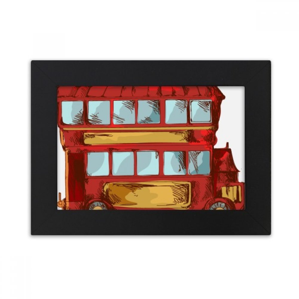 Cadre photo britannique multicolore 5x7 pouces idéal à offrir à un proche