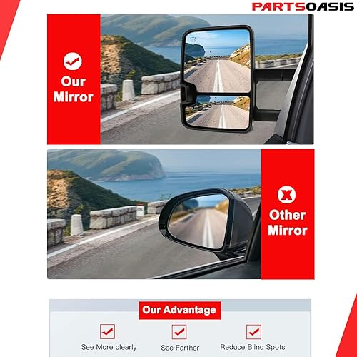 Miniatura 6 de MA1321207 Espejo lateral del pasajero compatible para Mazda CX-5 2015-2016 Power Manual plegable no calentado pintable con luz de señal sin BSD