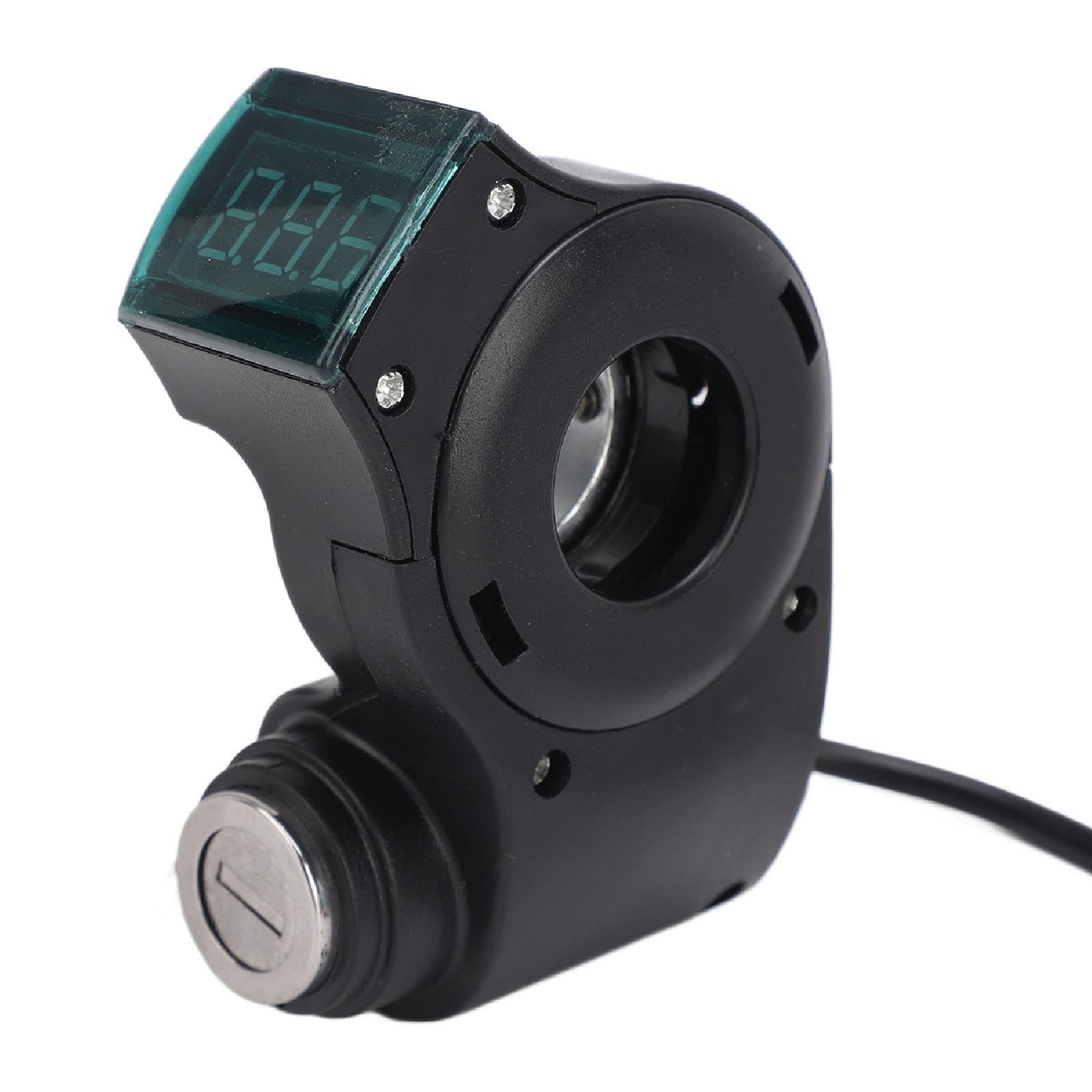 Blocco Accensione per Scooter Elettrico Spina a 3 Pin Blocco Interruttore Scooter con Avviamento a un Pulsante con 2 Chiavi per Kugoo M5 Monopattino Elettrico
