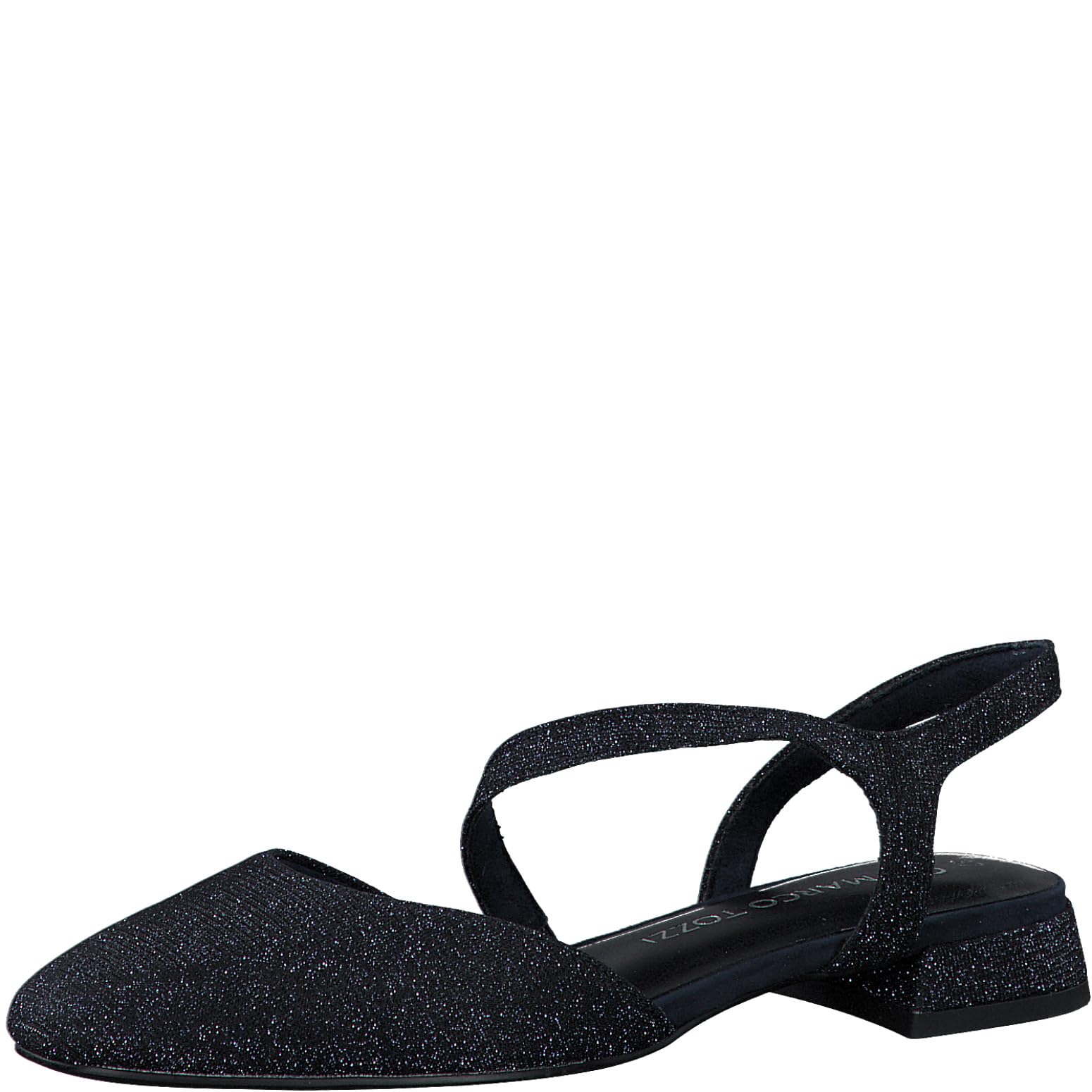 MARCO TOZZI Women's 2-29402-42 Sling, Navy Metallic, 3.5