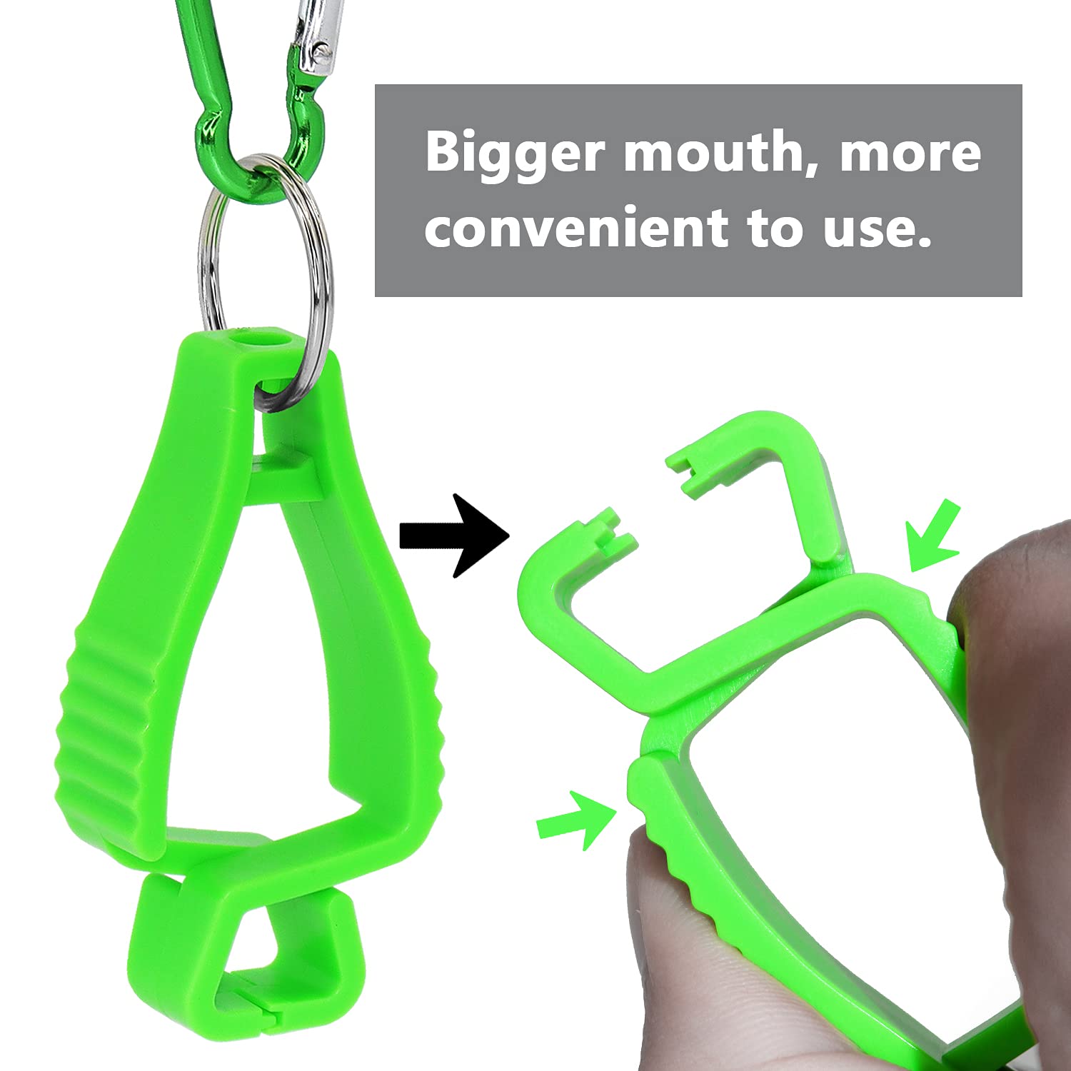 Mobodawe 10 pcs Work Glove Clips for Work,Gloves Keeper,Glove Clips for Construction,Glove Grabbers Clips, Glove Holder (10 Pcs Mix Color)