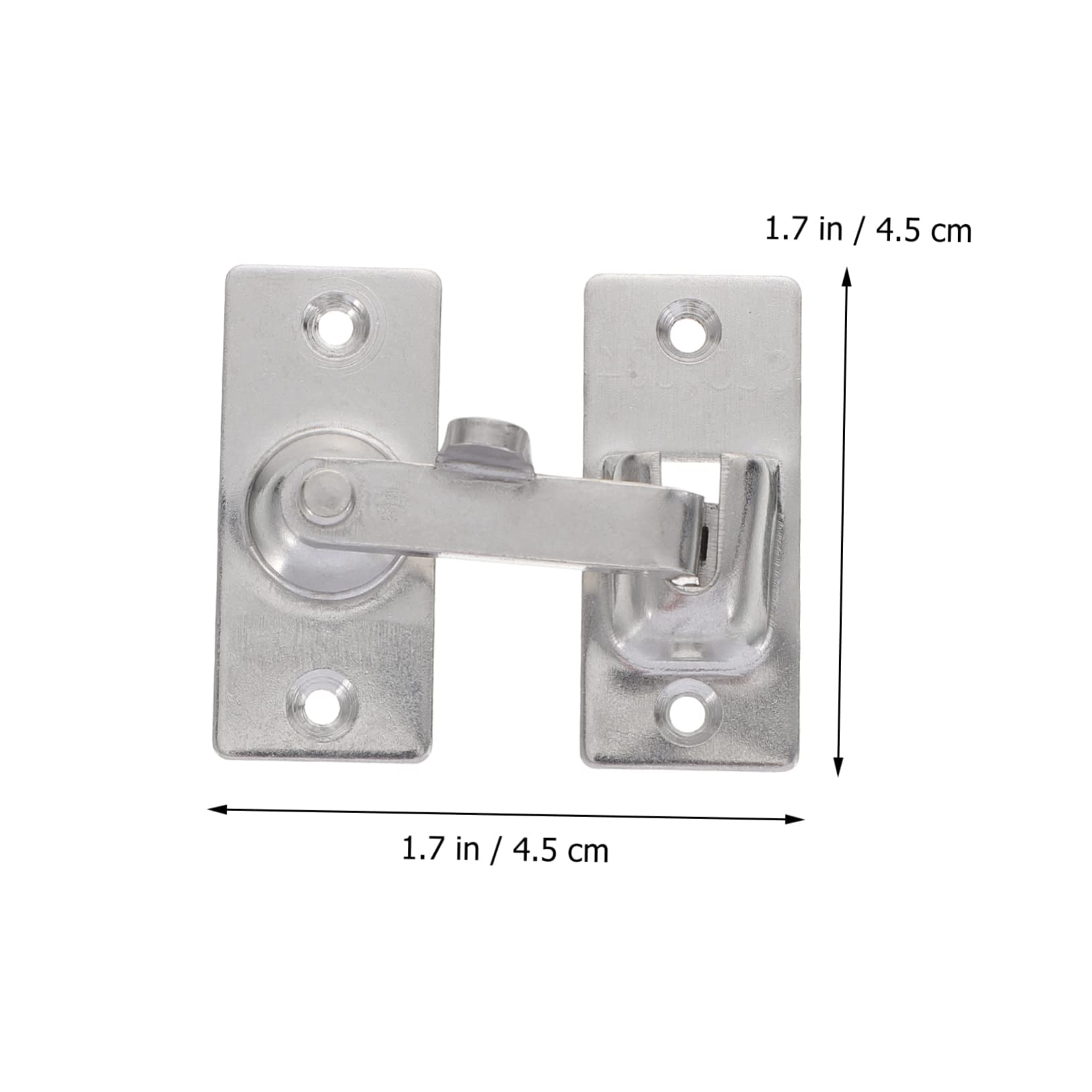 jojofuny 5ensembles Loquet à Barillet Acier Inoxydable Targette De Porte Résistante Et Pour Sécuriser Vos Portes Et Fenêtres