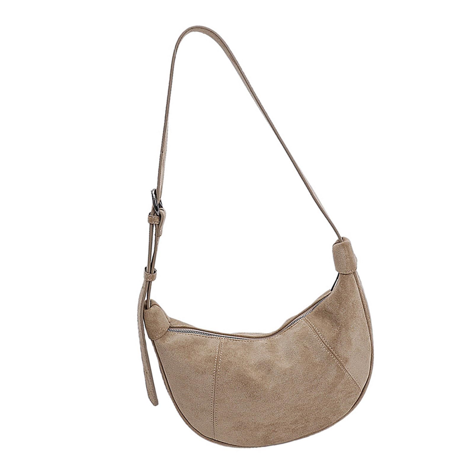 Sac à bandoulière en daim synthétique avec sangle réglable Crescents - 8