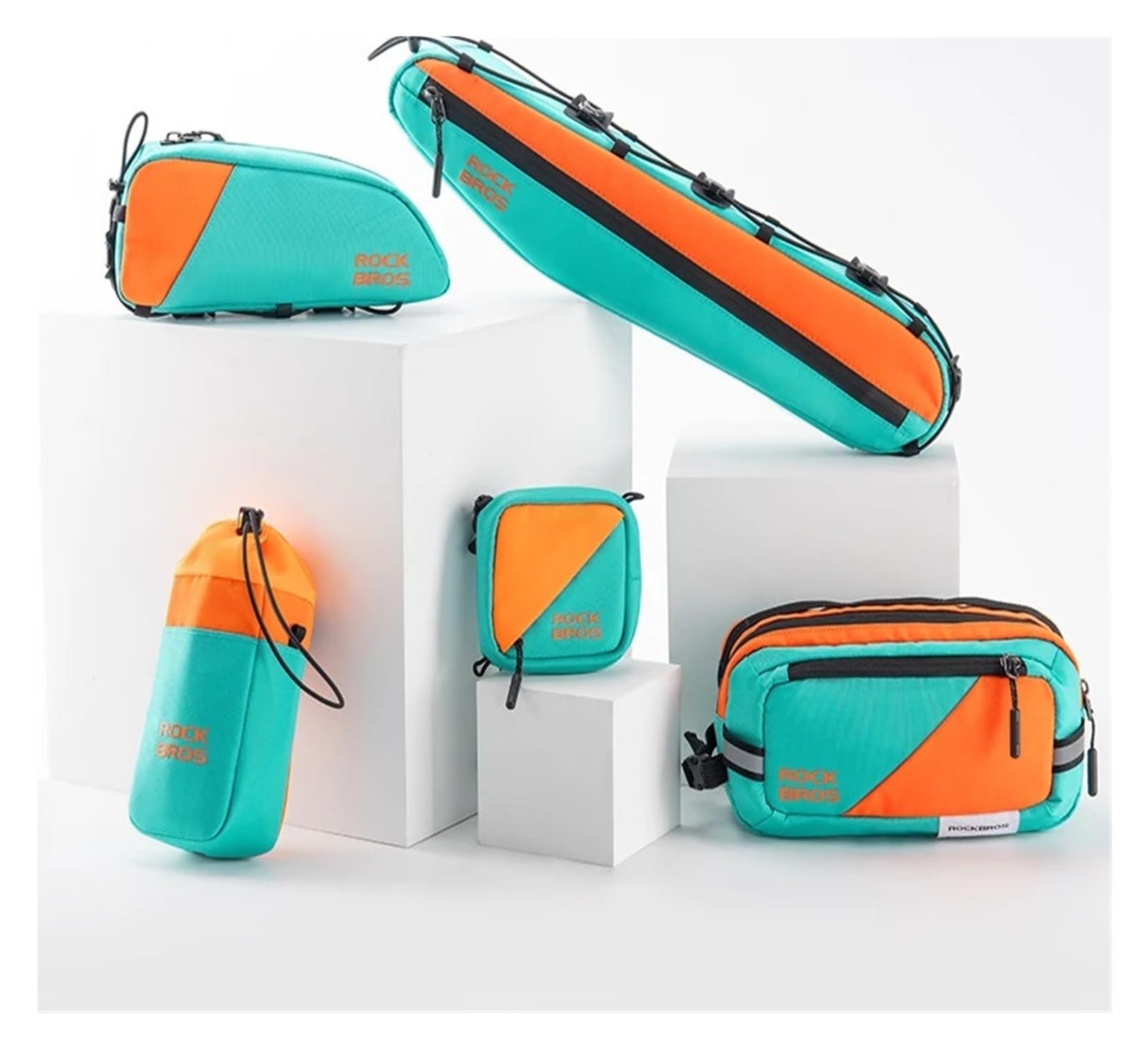 Borsa combinata for ciclismo con tubo triangolare anteriore da 1 pezzo