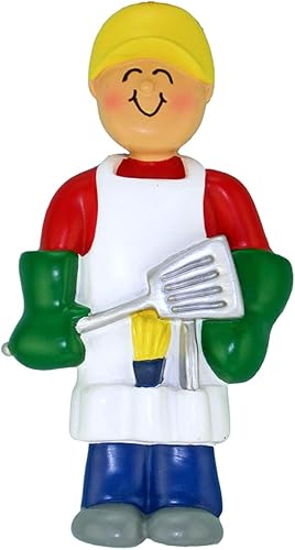 Miniatura 6 de Adornos personalizados para parrilla, adorno de chef, adorno para ahumador, adornos de cocina para árbol de Navidad, adornos de alimentos, adorno de