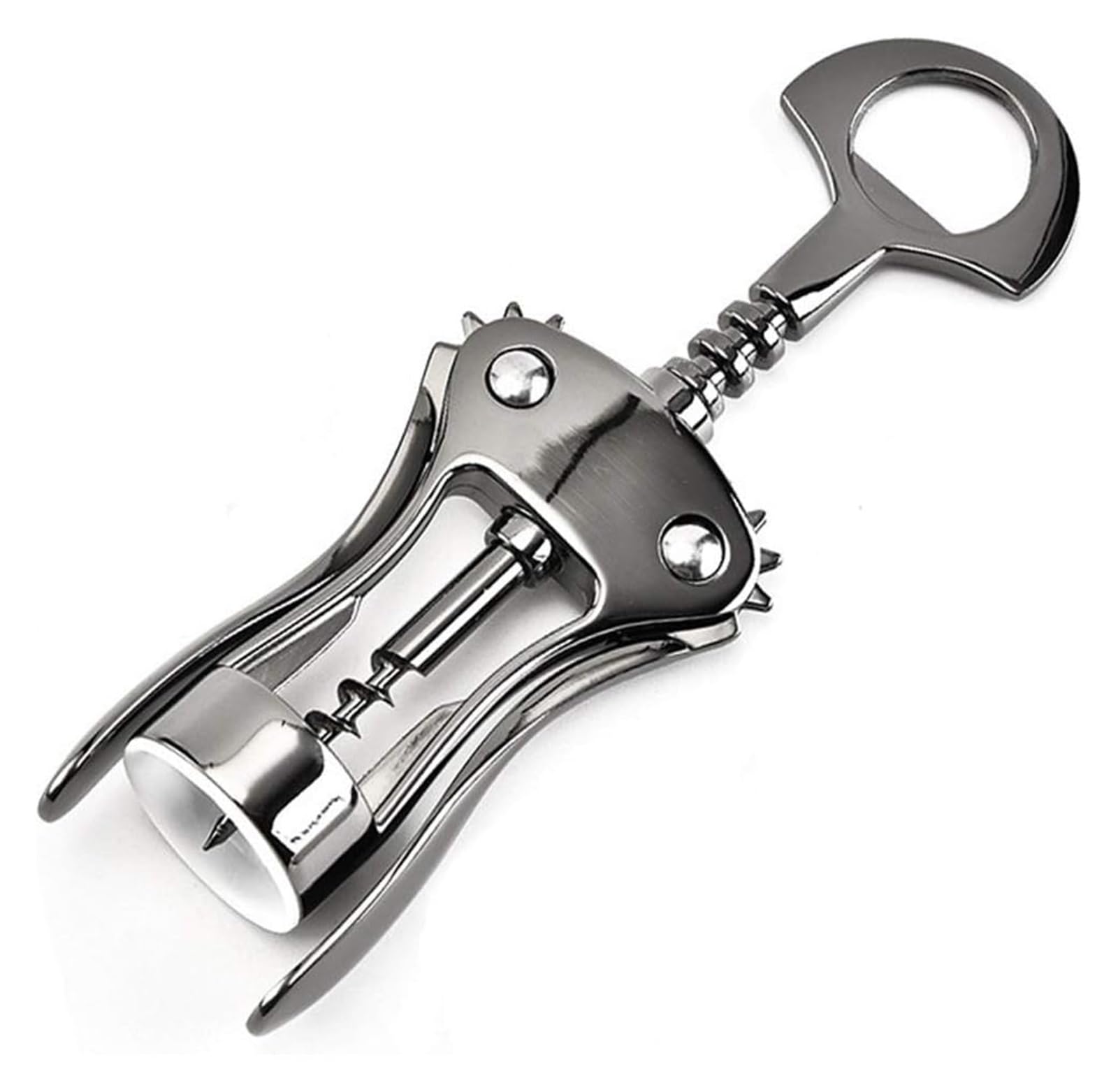 Apribottiglie per Vino, Apriscatole for Vino Premium in Lega di Zinco con cavatappi ad Ala