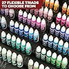 The Army Painter, Warpaints Flexible Triad PLUS+: Black & Greys, 7 x 18 ml acrylic paints - Miniature quality hobby paint for Dungeons and Dragons (DnD) & Warhammer Miniatures #5