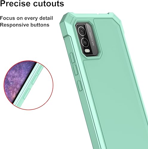 Miniatura 5 de Ailiber Funda para Nokia C210, Nokia C210 con protector de pantalla, protección de estructura de 2 capas, esquinas que absorben los golpes,
