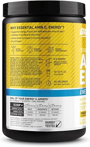 Miniatura 10 de Optimum Nutrition paquetes de energía Essential Amino Energy Polvo 1