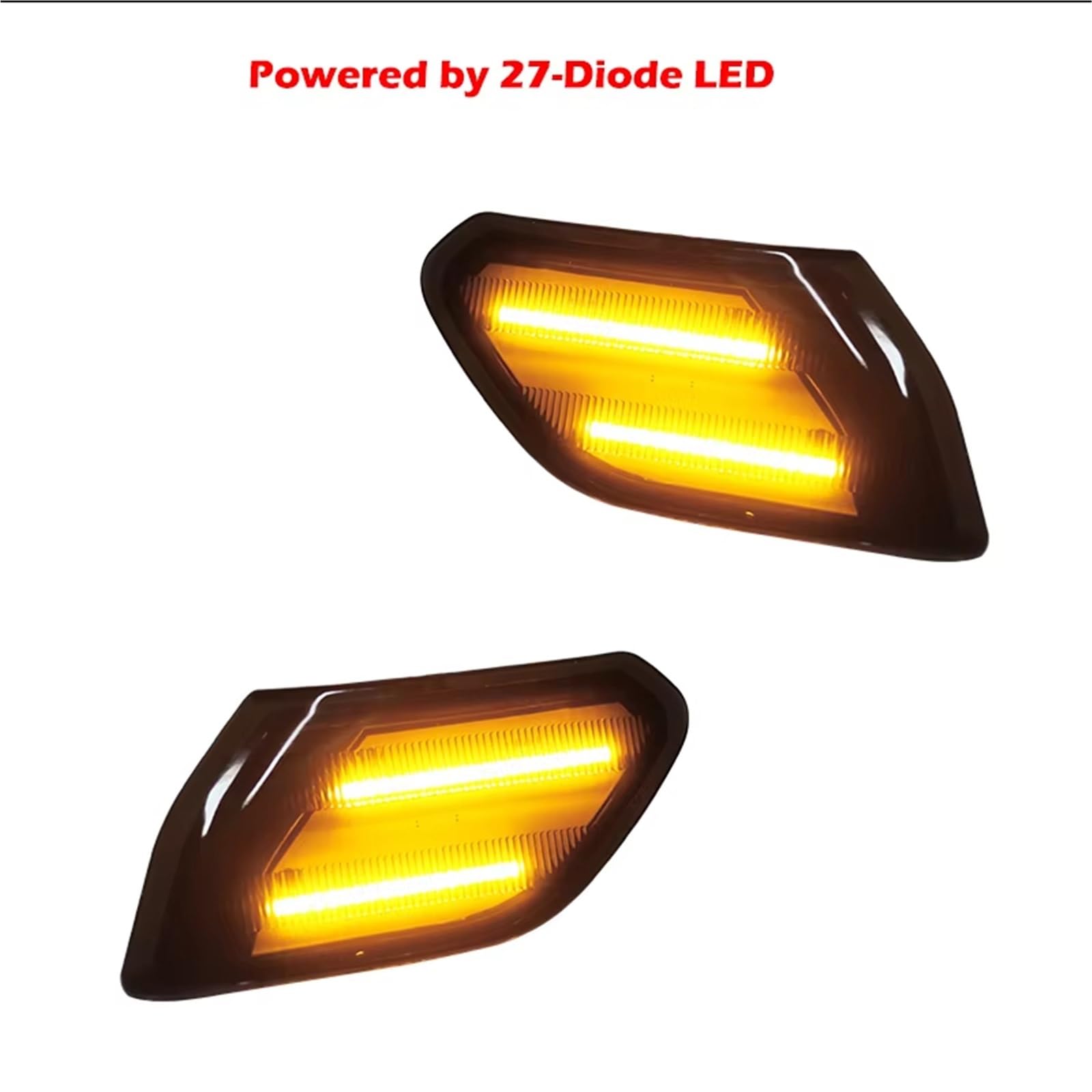intermitente automóvil Para Jeep Para Wrangler Para JL 2018-up Para Gladiator 2020-up Luz LED De Posición Lateral Ámbar Amarillo Señal Giro 12V luz direccional