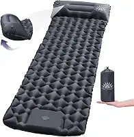 Colchonete Camping Colchão Inflável Solteiro, Praticidade e Conforto,Acampamento Acessorios