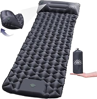 Colchonete Camping Colchão Inflável Solteiro, Praticidade e Conforto,Acampamento Acessorios - Produto 7 mais recomendado com 4.8 estrelas