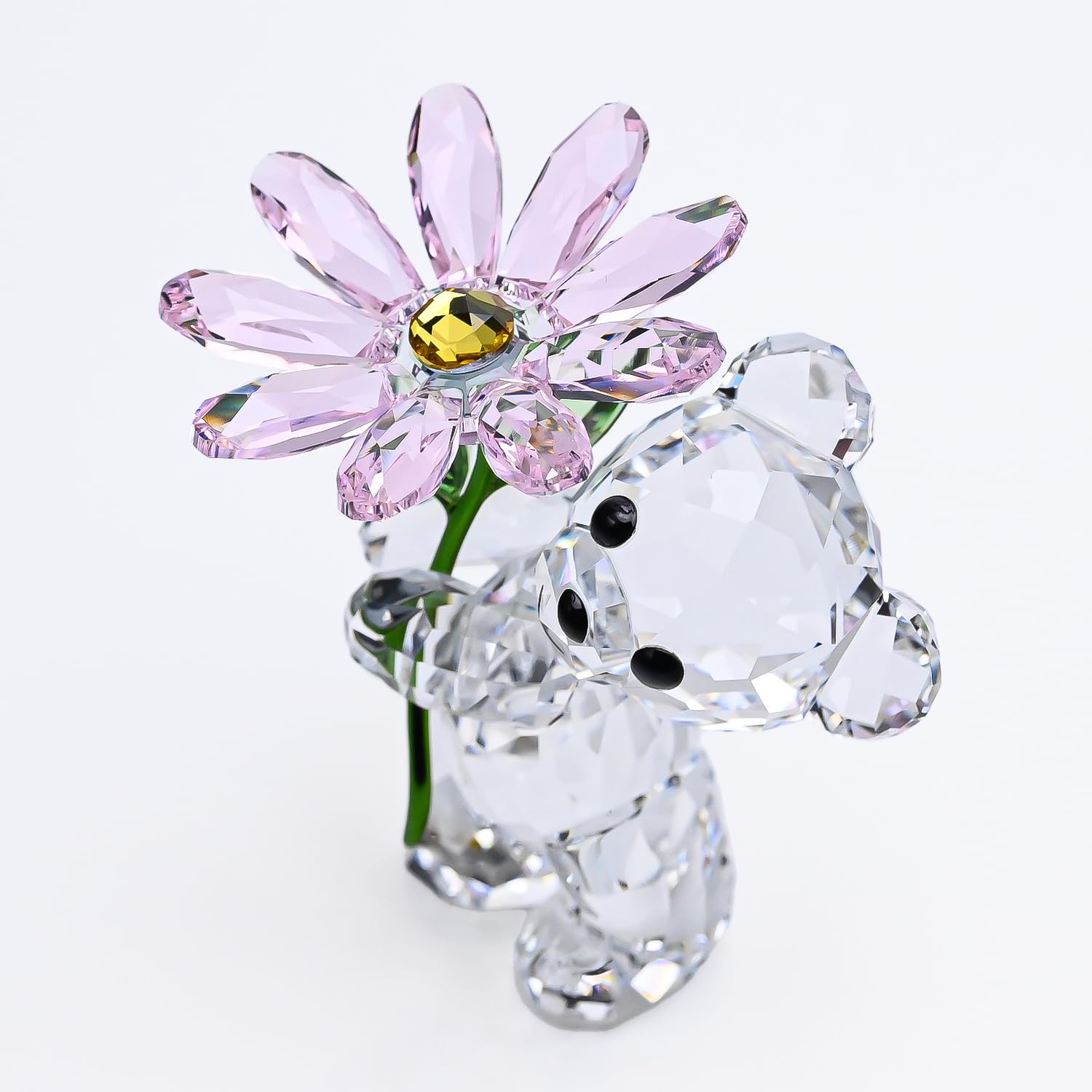 スワロフスキークリスベアデイジーピンクのお花