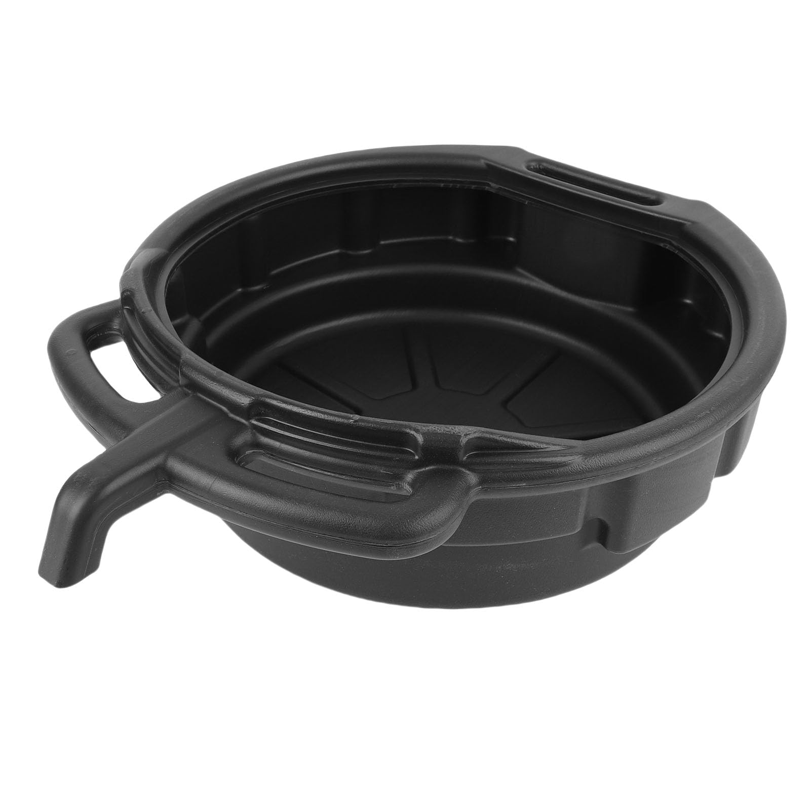 Tbest Drain Padella Olio 10 Litri in Plastica Nera Anti Splashing Motore Drip Catcher per Negozio di Lavoro Domestico