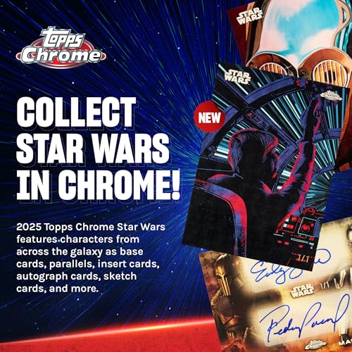 2025 Topps Chrome Star Wars – Factory Sealed – Value Box
