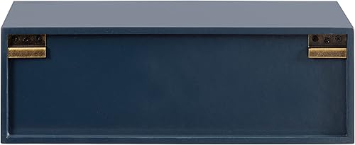 Miniatura 7 de Kate and Laurel Decklyn Modern Glam - Mesa auxiliar flotante con cajón oculto para almacenamiento adicional y decoración del hogar, 18 x 12 x 6