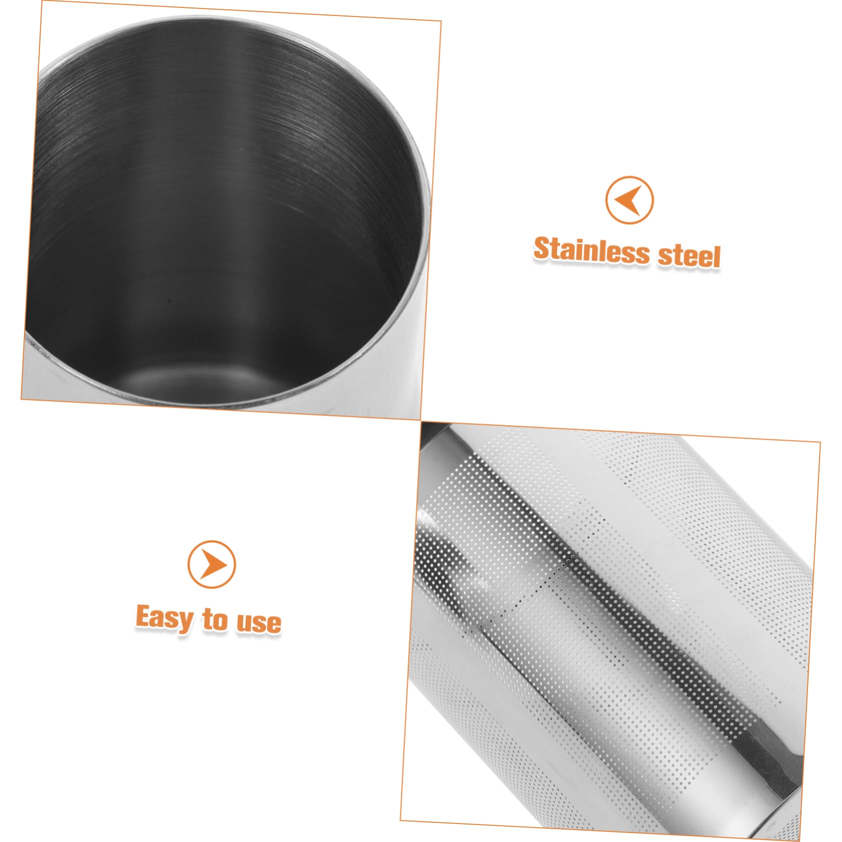 Veemoon Sifter De Café De Acero Inoxidable Malla Fina Recipiente Para Filtrar Café Molido y Sifón De Polvo Accesorio Práctico Para Cafeteras y Preparación De Bebidas