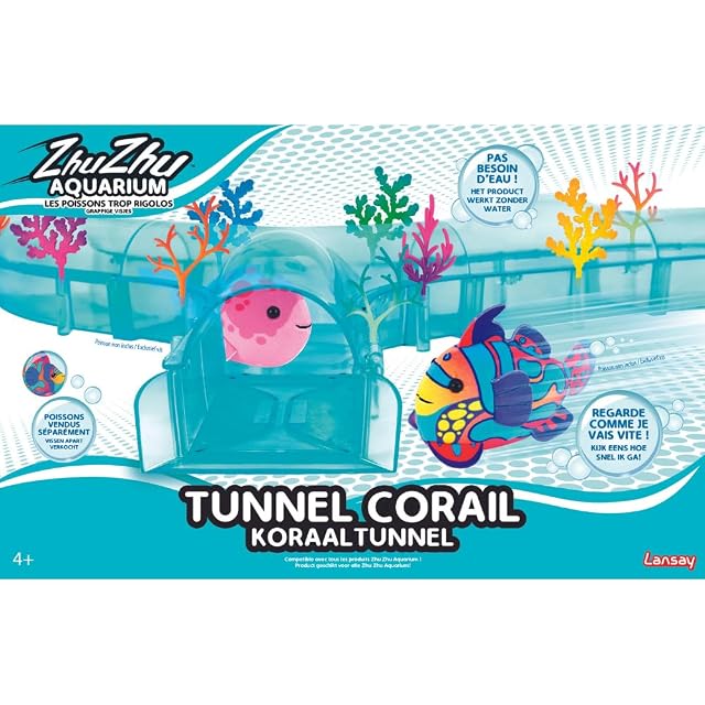 Foto 4 de 4 de Lansay - Zhu Zhu Aquarium Túnel de Coral - Set de Juego - Desde 4 Años