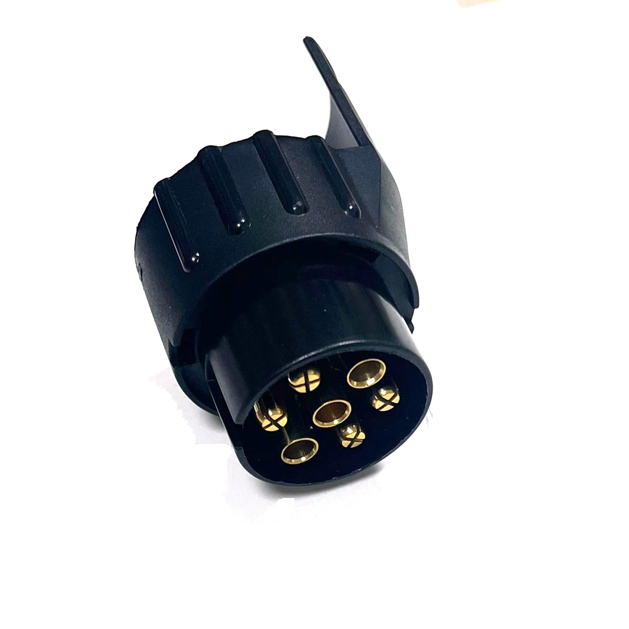 JVJ Adattatore per rimorchio da 7 pin a 13 pin, convertitore di prolunga con connettore di cablaggio - presa da 12 V per barca, auto, trattore, roulotte