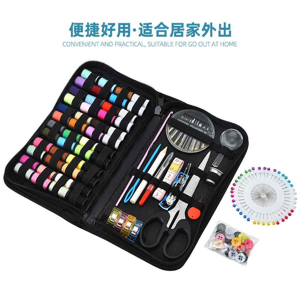 Juego de Costura Herramientas de Bordado para el hogar Kit de Costura Rectangular portátil
