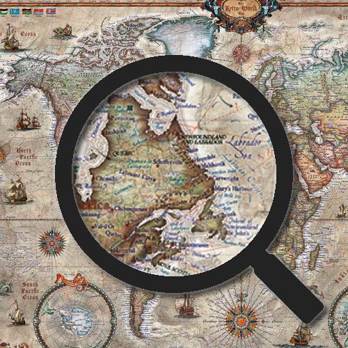 Vista 6 de Heye HY29871 Puzzles-Map Art, 1000 Pc-Retro World