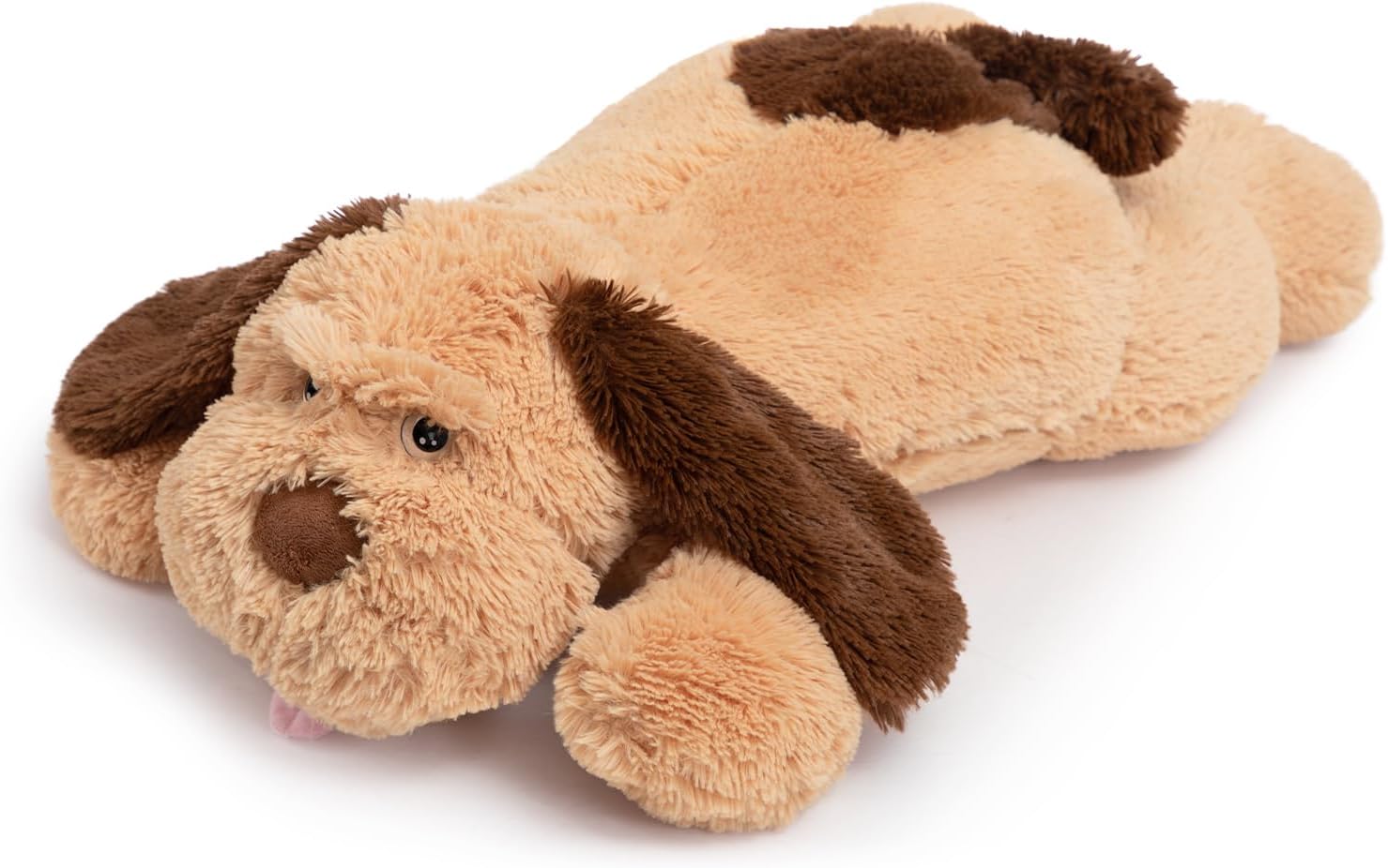 HollyHOMEDog Stuffed Animal Big Puppy Dog Plush Soft Plush Dog Pillow Cuddly Toy Gift for Kids 31 inch Light Brown