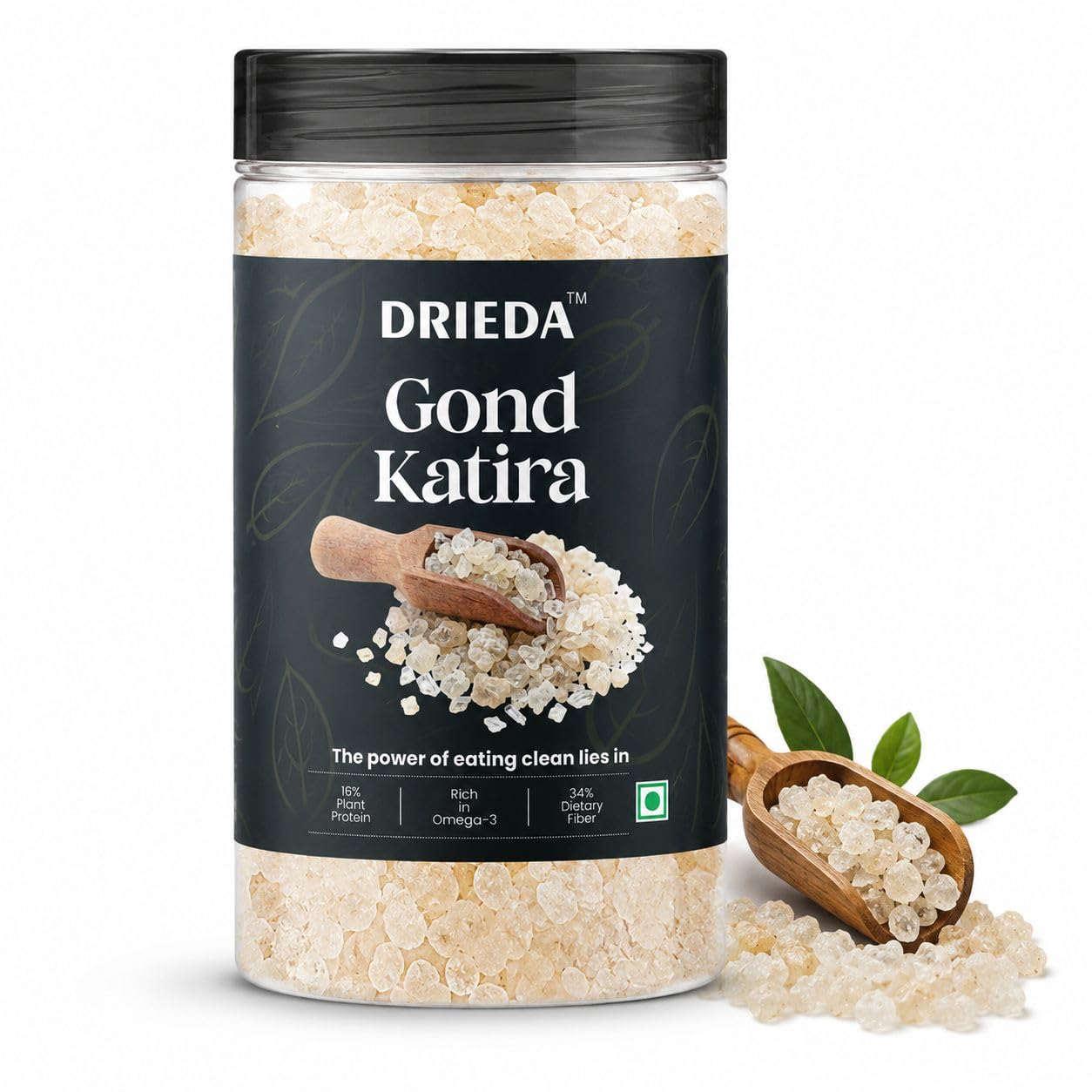 DRIEDA Gond Katira 100gm Natural Edible Gum Crystals | Cooling Summer Superfood | Tragacanth Gum for Drinks, Desserts & Falooda | Rich in Fiber | 100% Natural & Vegetarian-image-39