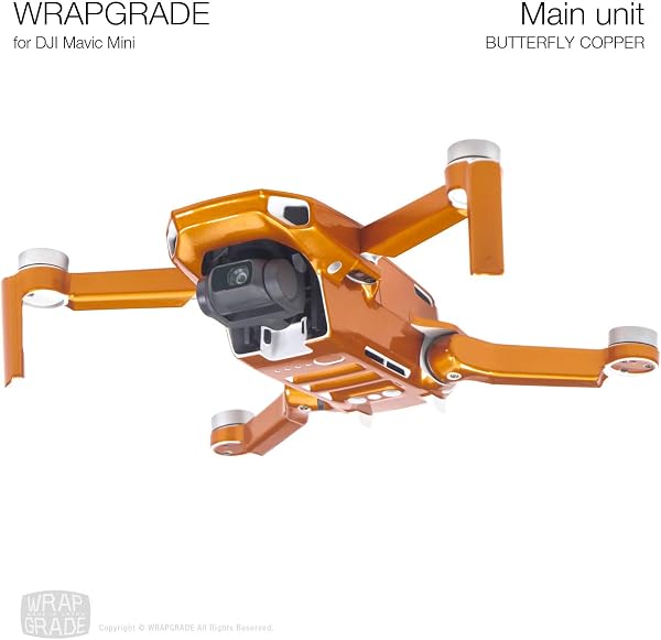 WRAPGRADE Skin compatibile con DJI Mavic Mini (BUTTERFLY COPPER) - 2