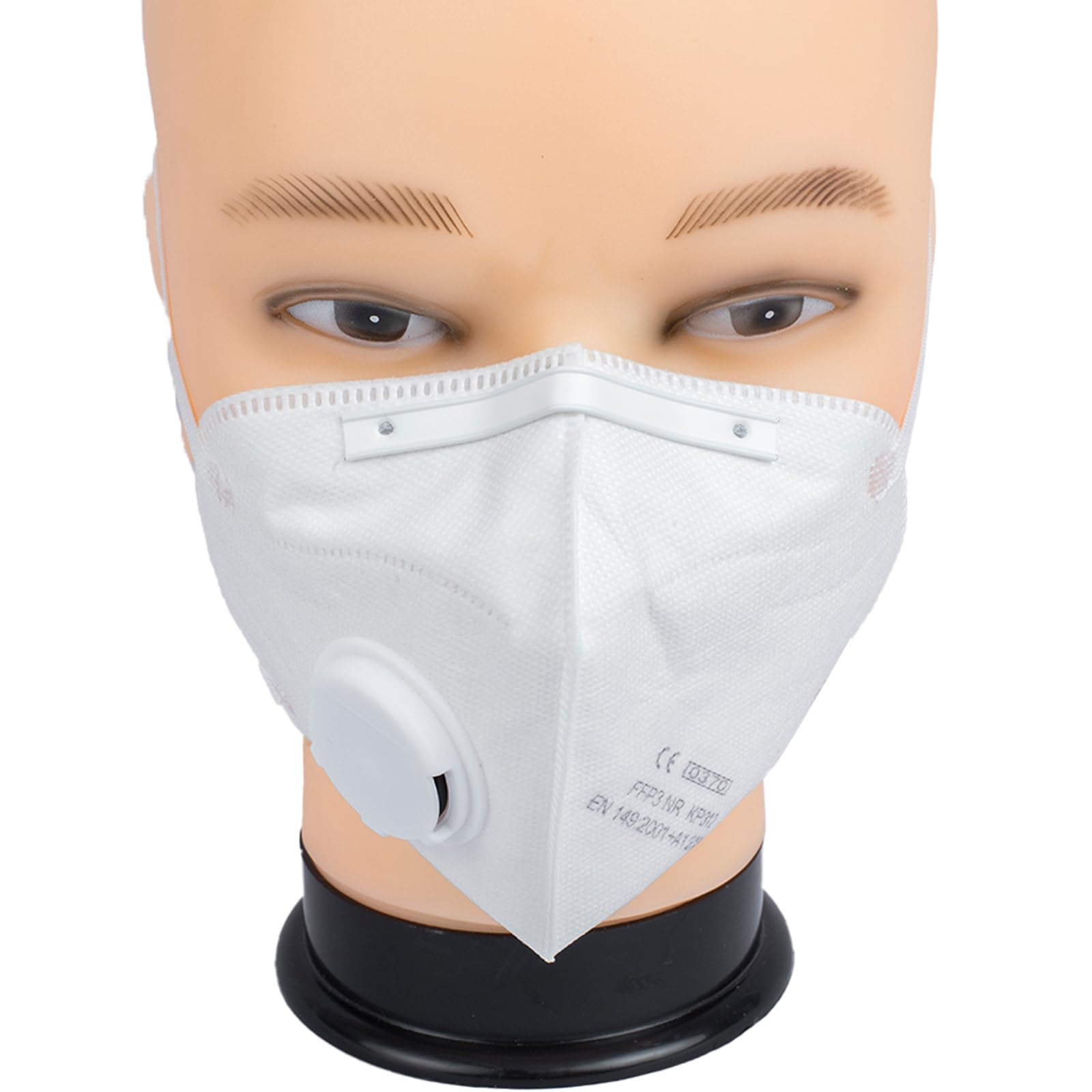 FFP3 Maske mit Ventil 24 Stück Masken, Versand aus Deutschland, Kopfband, Atemschutzmaske mit Ausatemventil, Staubmaske Feinstaubmaske Staubschutzmaske Atemschutz Feinstaub Mundschutz