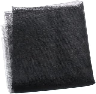 OSALADI Window Treatments Wire Mesh Screen Black Window Shades Household Windows Window Net Window Net Screen Mesh Curtain