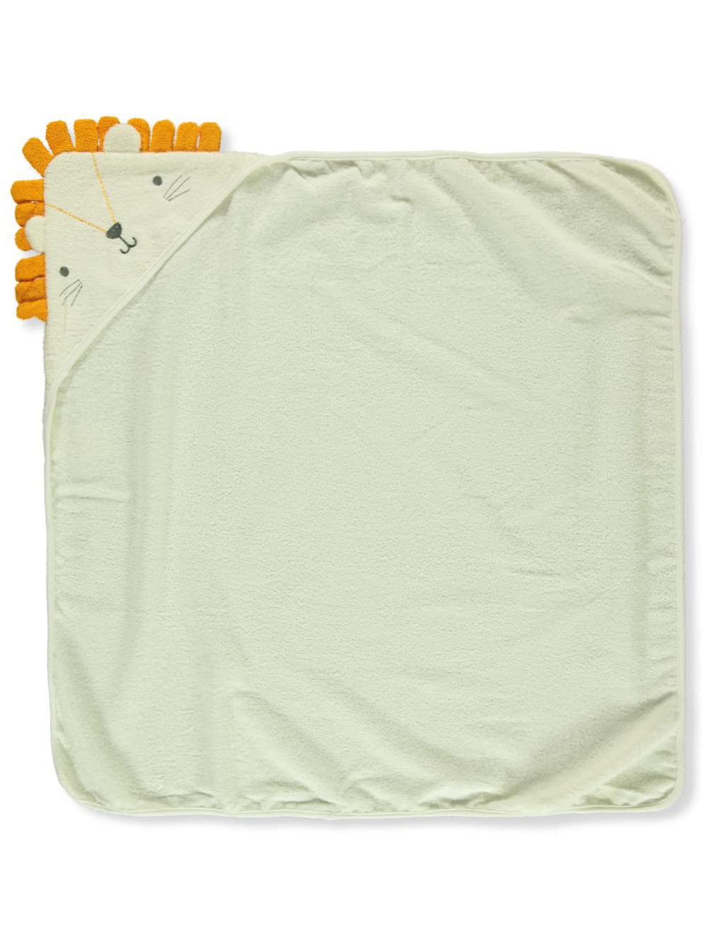 Rene Rofe Boys' Hooded Lion Towel - Yellow, one Size