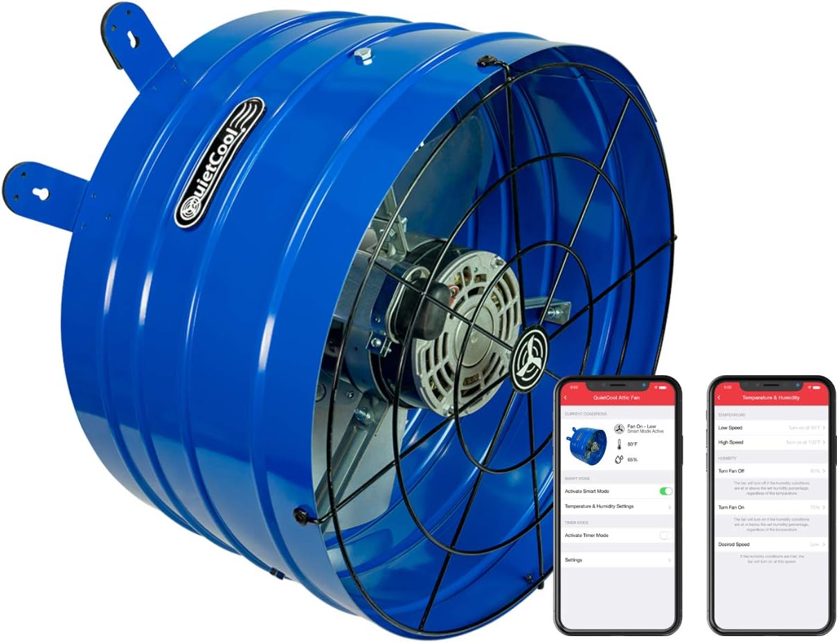 Quietcool Smart Attic Gable Fan (AFG SMT PRO-2.0)