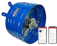 Vista 1 de Quietcool AFG SMT PRO-2.0 Smart Attic Fan for Gable Vents - 1945 CFM - Smart App Control - Thermostat & Humidistat - 20ft Power Cord - Plug-and-play