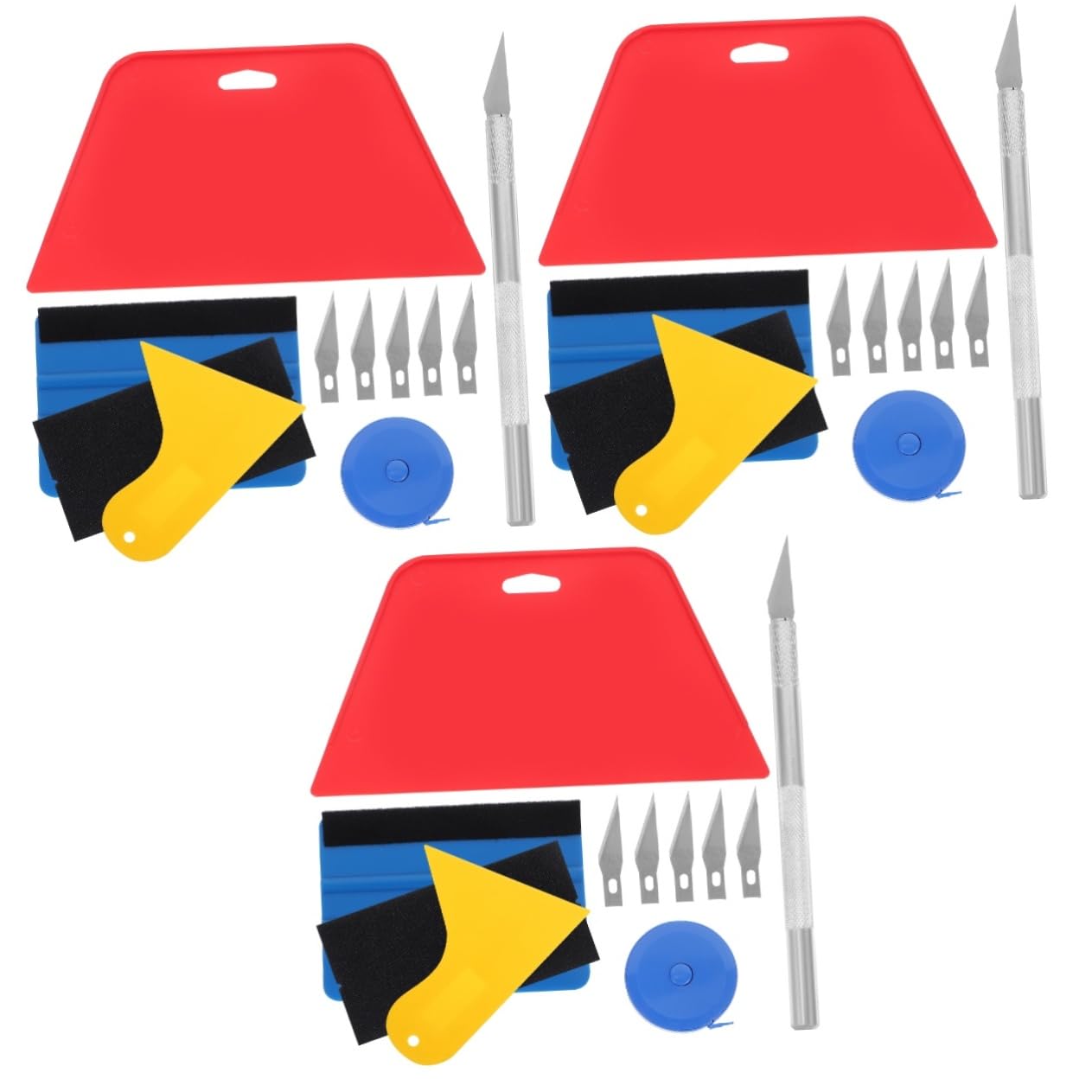 Kit outils pour papier peint pour chasser les bulles d'air et rater la pose