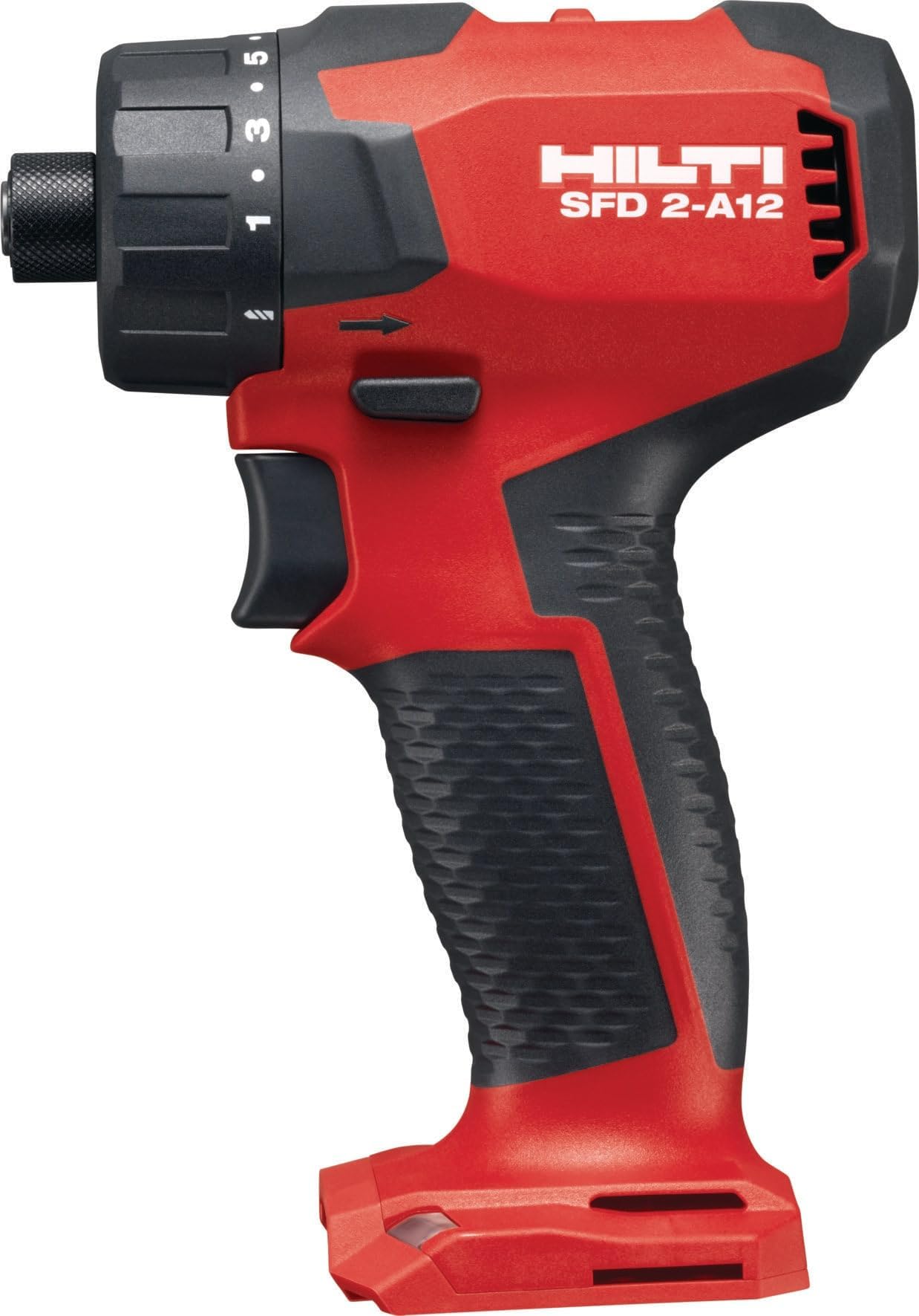 SFD 2-A12 Cordless Screwdriver, Subcompact (127 mm Long), Lightweight (0.666kg), 1/4" Hex Drill Driver, 1600 RPM, 34Nm Torque, Brushless, 12V, Bare Tool (2200056)
