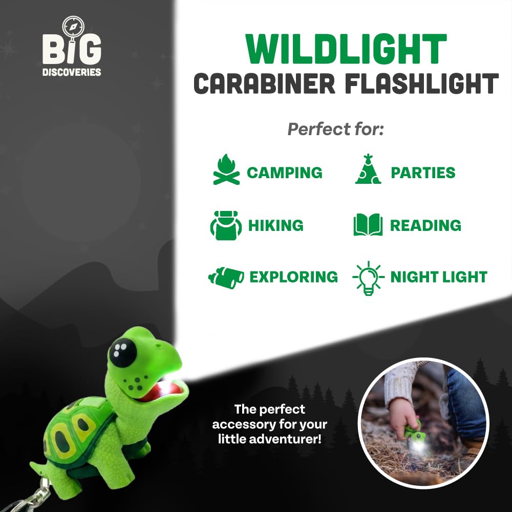 Amazon.com: Sun Company Big Discoveries WildLight Animal Carabiner