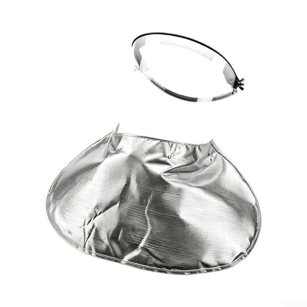 Écran Facial Résistant Chaleur Aluminium 44x45cm