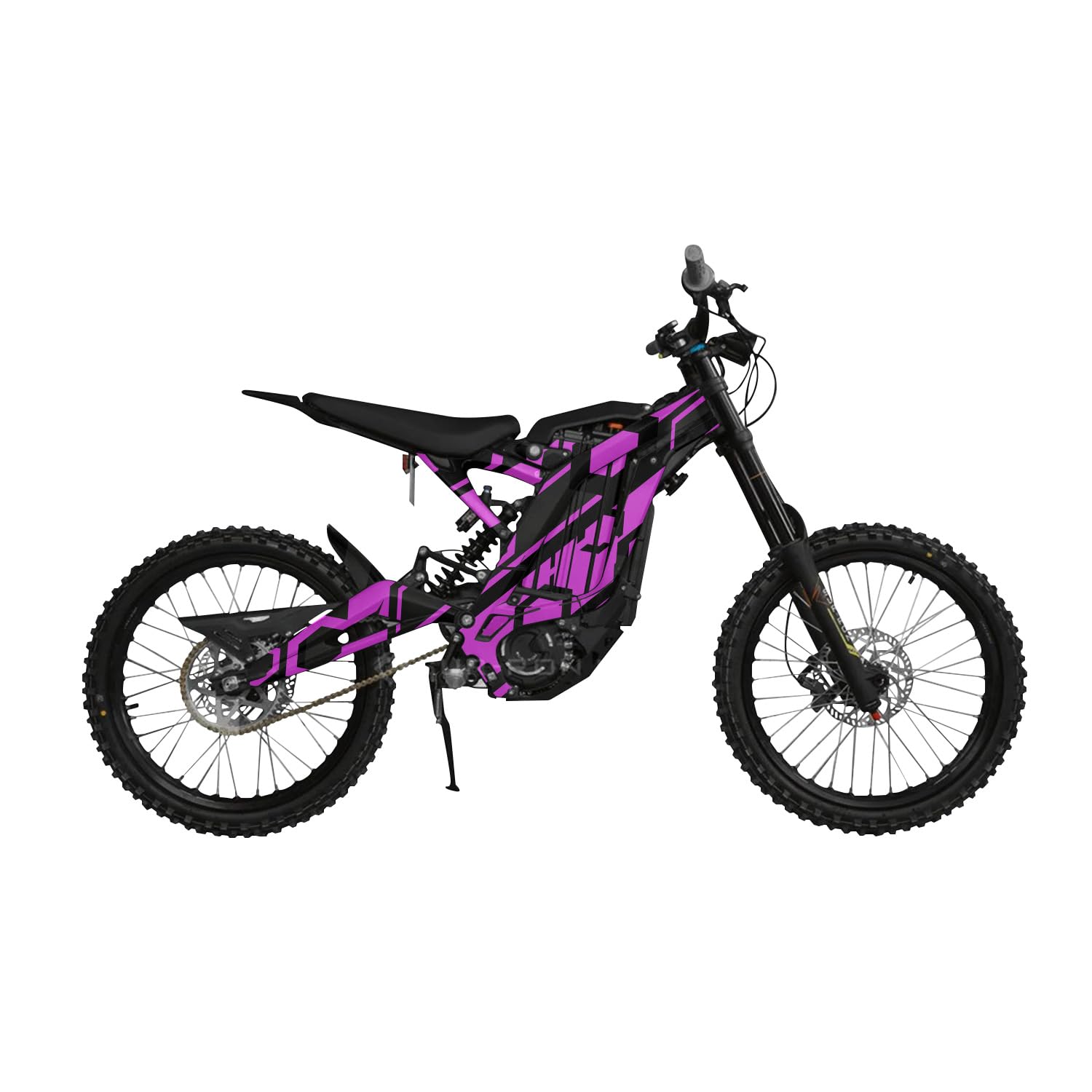 Surron Light Bee Graphics Kit Wrap - Magenta Hex Parts - Sur-Ron Skin - Premium 3M Vinyl Protective Wrap Decal Cover - Easy to Apply | Crafted in The USA by MightySkins