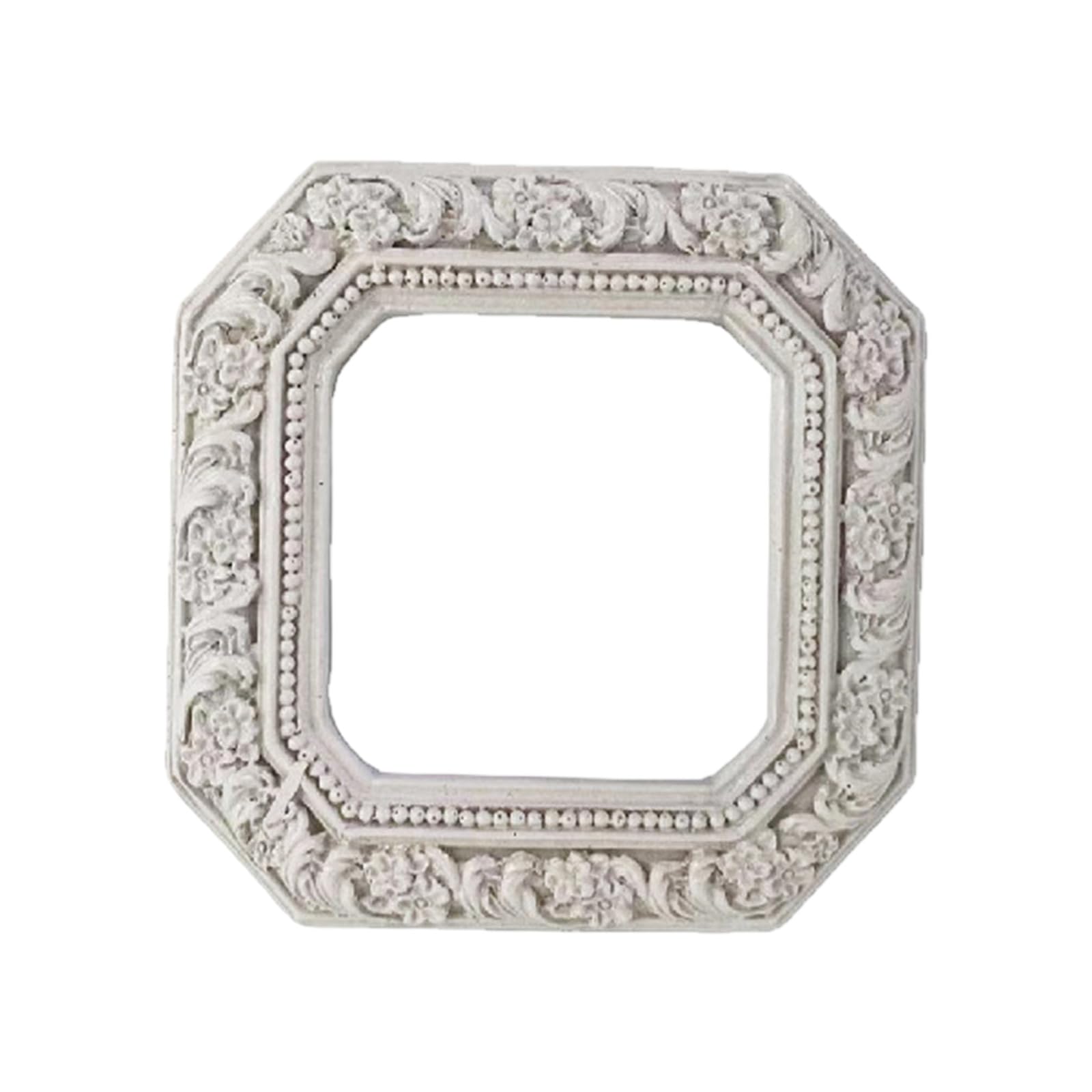 Hsioluted Stylish Irregular Resin Wall Photo Frame Round Pictures Frame for Displaying Memory in Contemporary Homes Thin Wall Display