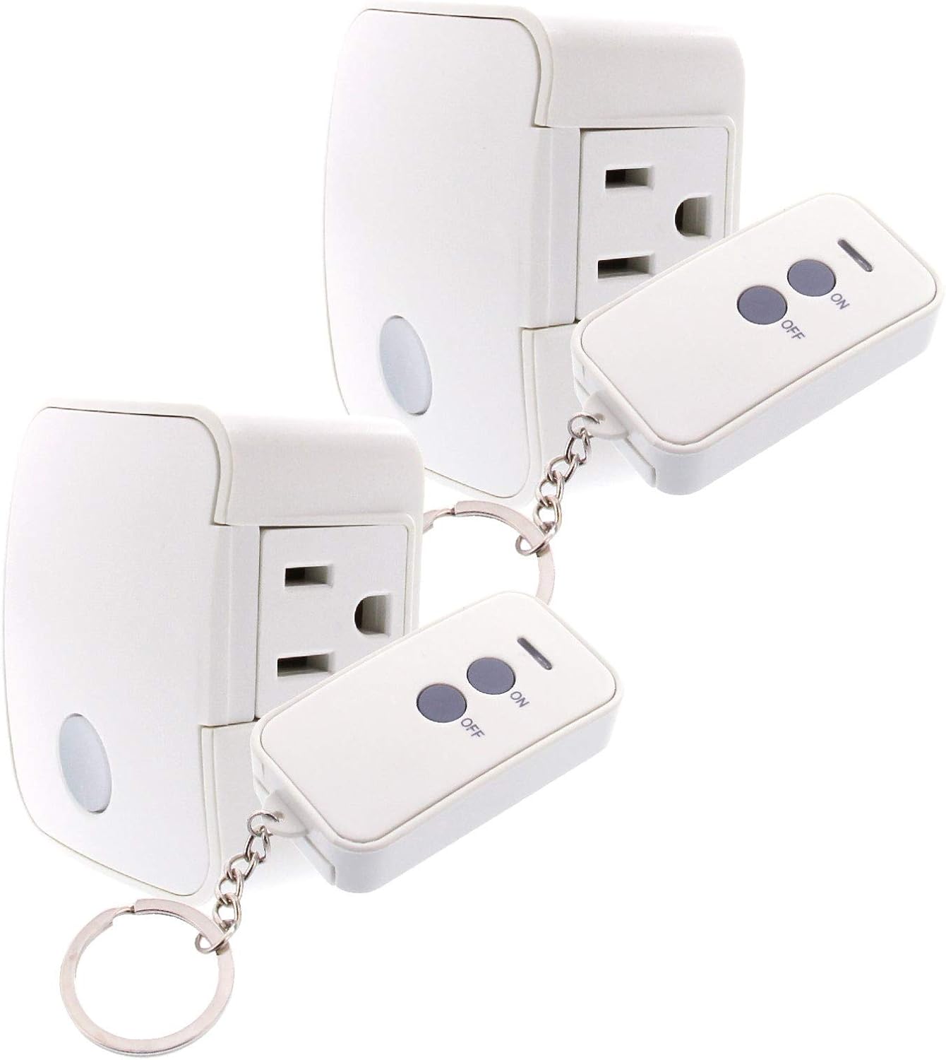 Greatest Product Westek Remote Control Light Switch for Indoor Devices, 2 Pack (RFK1606LC) – Create a Wireless Outlet Remote Control Electrical Switch for Lamps, Stereos and Christmas Lights, Works Up to 100 Feet