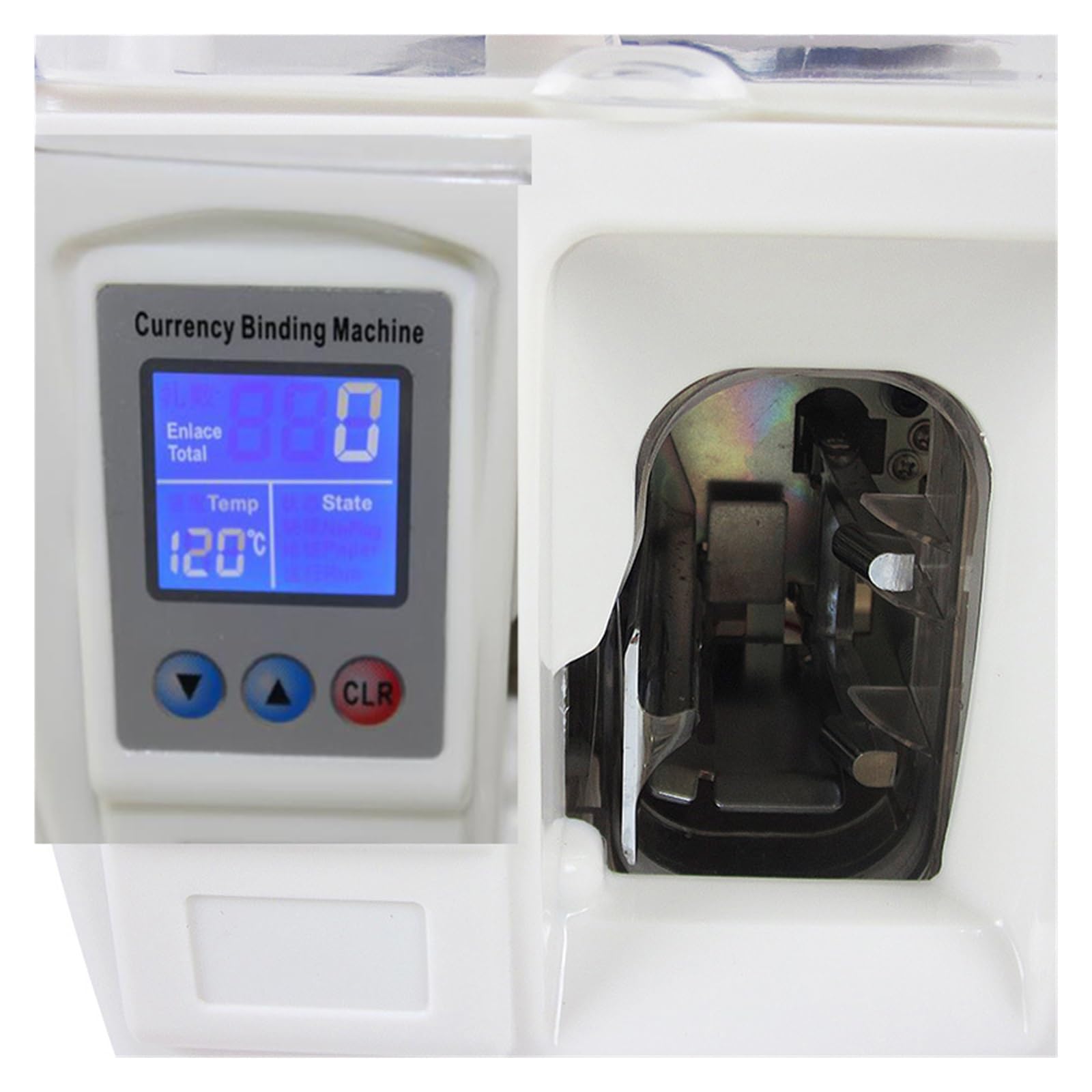 Contabanconote, XD-308 Macchina for raggruppare e rilegare banconote con display LCD per aziende